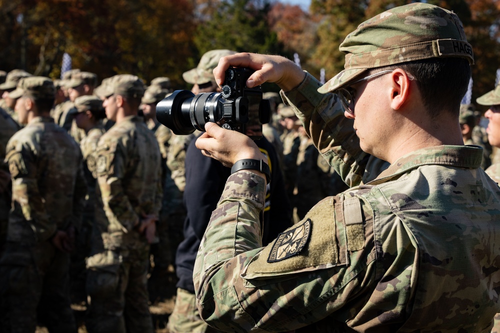 Cadet PAO's cover the Army ROTC Brigade Ranger Challenge