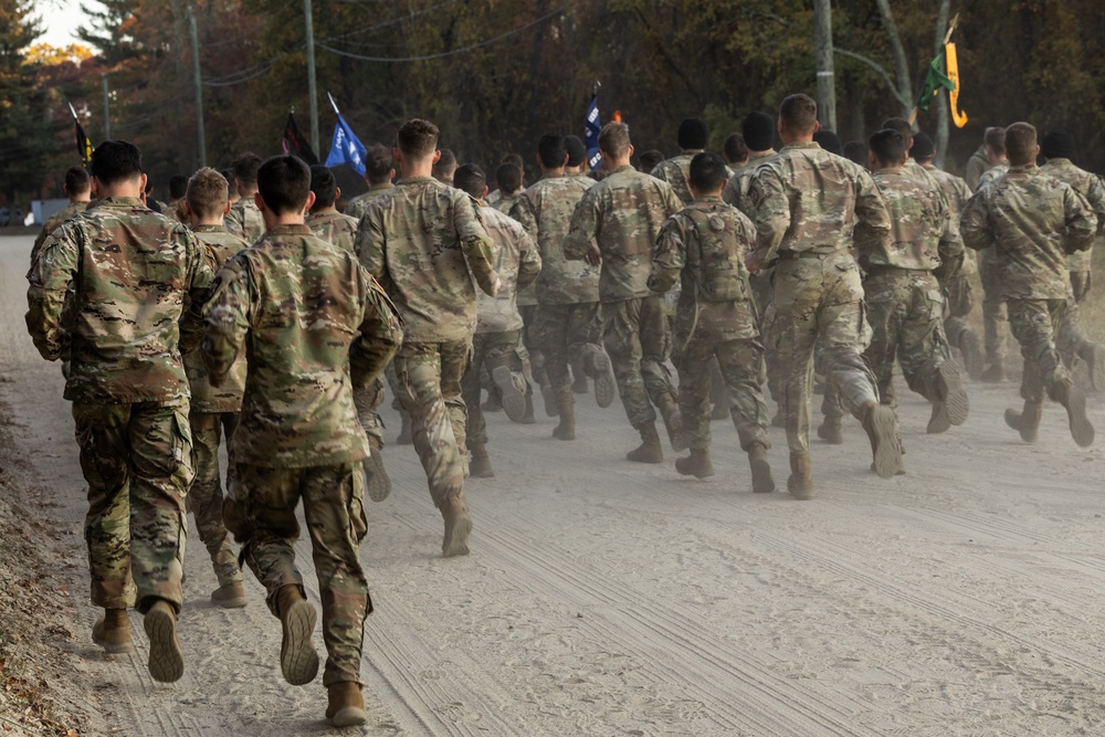 Army ROTC Brigade Ranger Challenge: 5 Mile Run