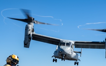 Osprey Deck Landing Qualifications aboard USS Somerset (LPD 25)