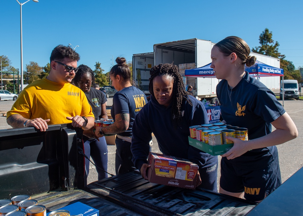 U.S. Navy Sailors support Hurricane Helene disaster relief