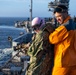 USS Ronald Reagan (CVN 76) conducts a counter-measure washdown