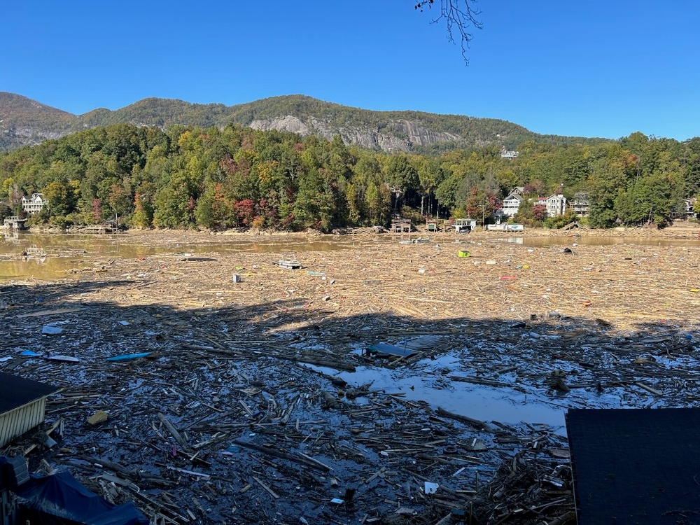 USACE team provides debris tech monitoring at Lake Lure