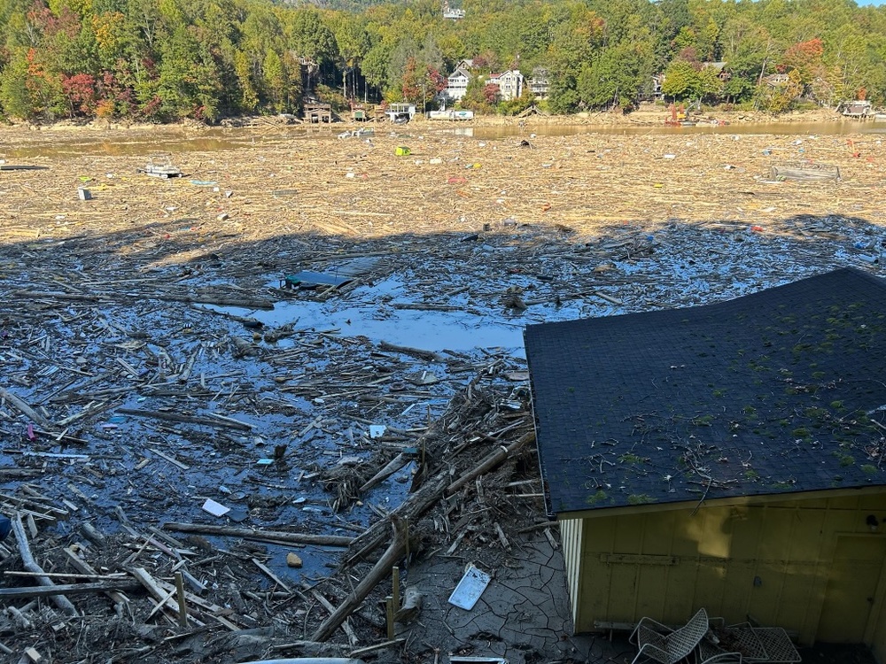 USACE team provides debris tech monitoring at Lake Lure
