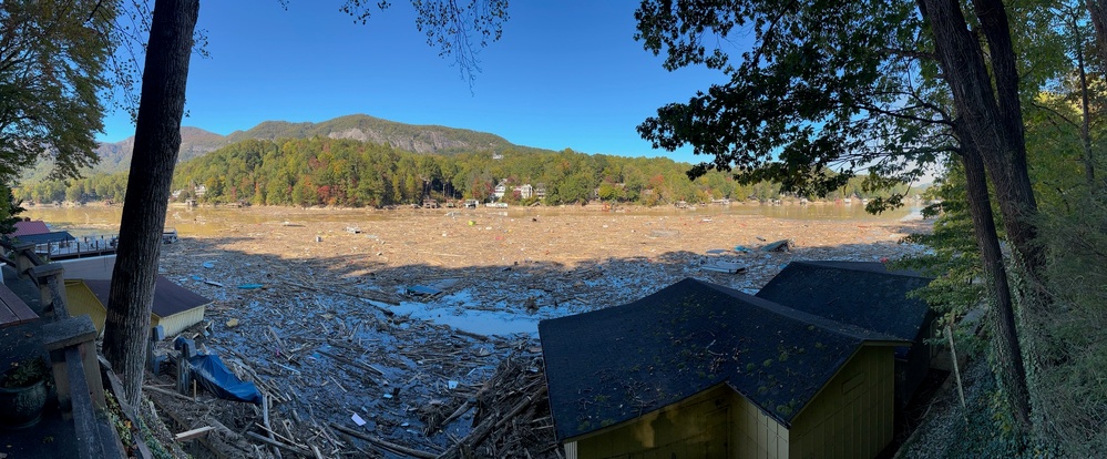 USACE team provides debris tech monitoring at Lake Lure