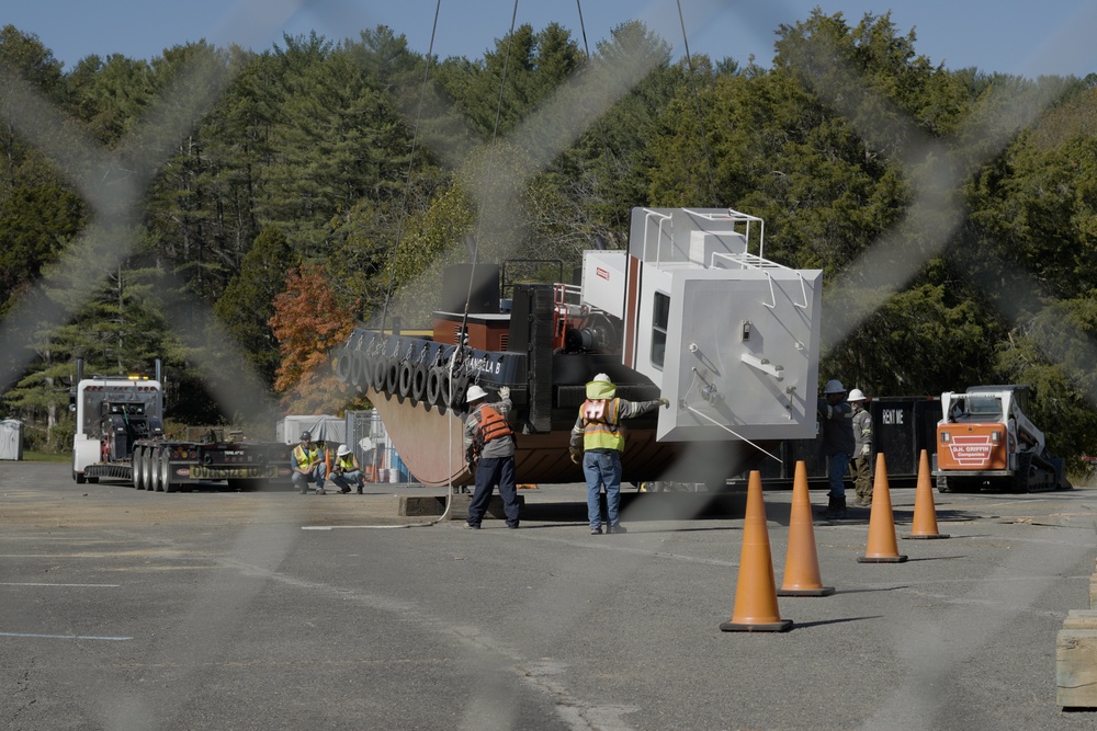 Tug Boat Arrival and Preparation for Launch at Claytor Lake