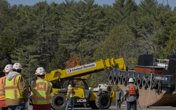 Tug Boat Arrival and Preparation for Launch at Claytor Lake