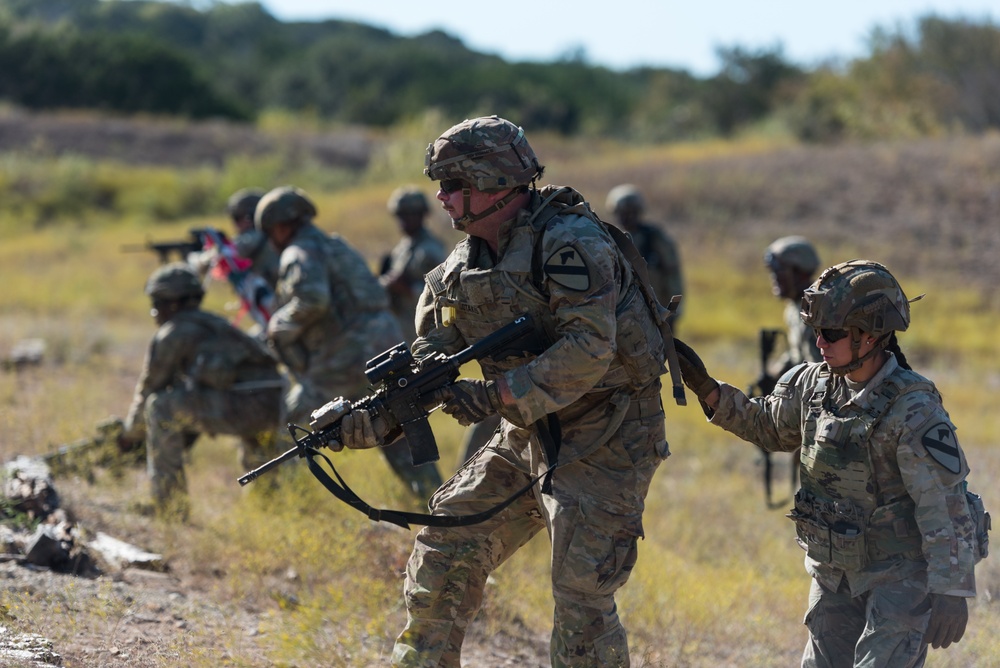 Combat Engineers Combat Engineered Combat Targets During Urban Assault Course