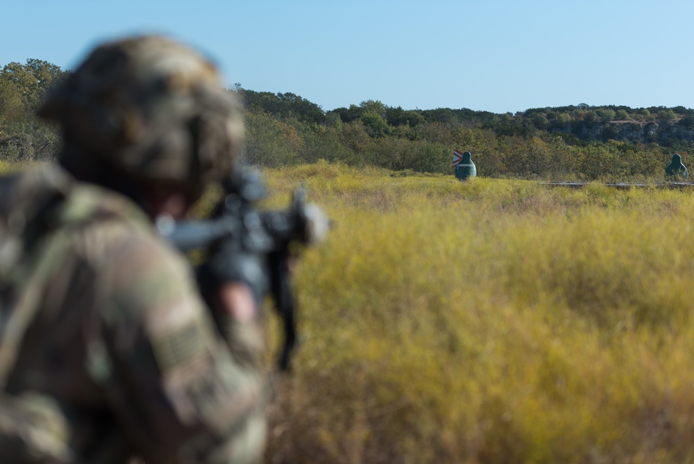 Combat Engineers Combat Engineered Combat Targets During Urban Assault Course