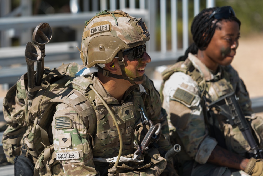 Combat Engineers Combat Engineered Combat Targets During Urban Assault Course