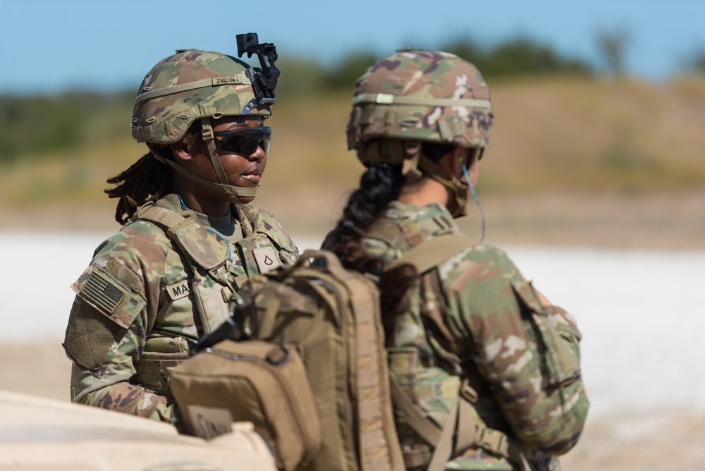 Combat Engineers Combat Engineered Combat Targets During Urban Assault Course