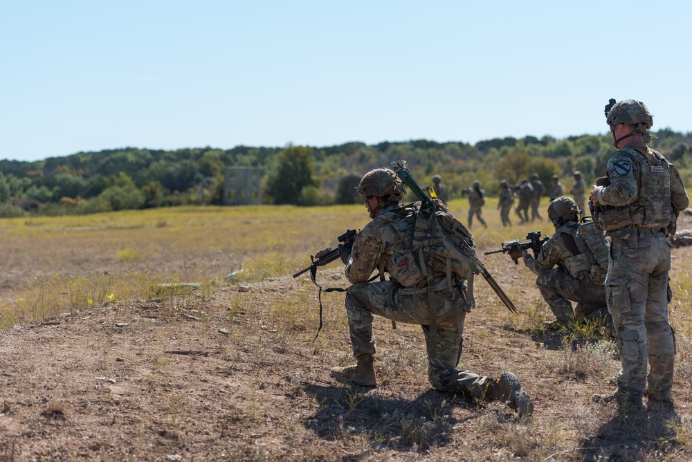 Combat Engineers Combat Engineered Combat Targets During Urban Assault Course