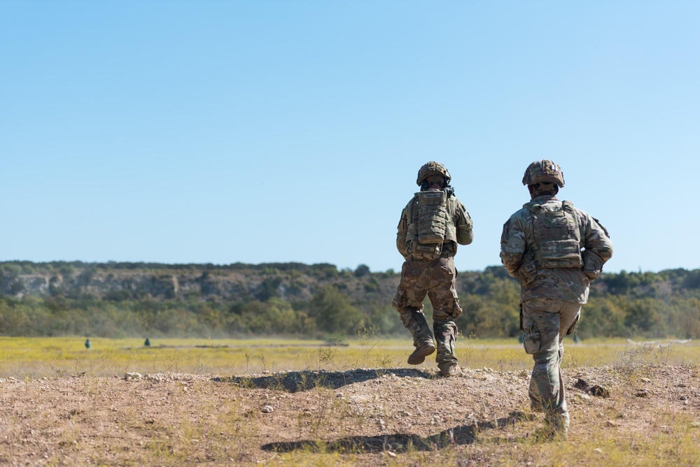 Combat Engineers Combat Engineered Combat Targets During Urban Assault Course