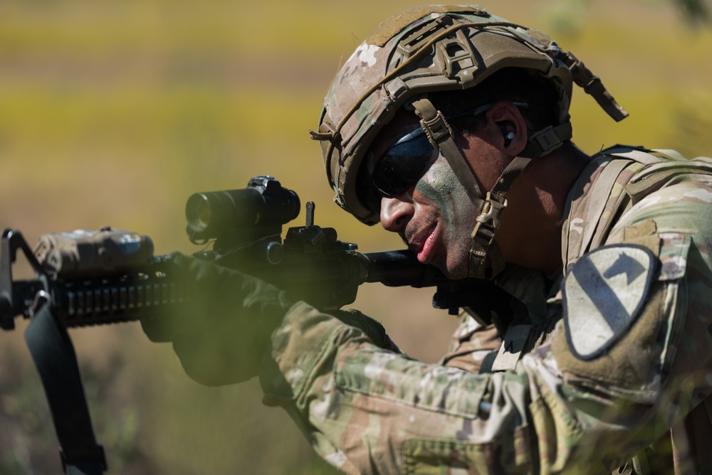 Combat Engineers Combat Engineered Combat Targets During Urban Assault Course