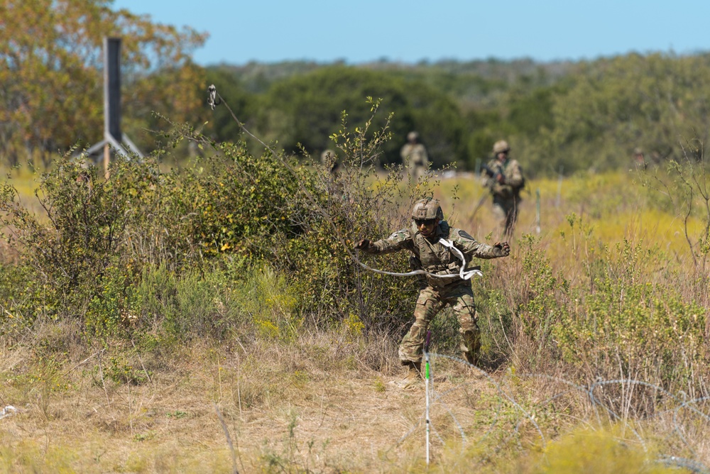 Combat Engineers Combat Engineered Combat Targets During Urban Assault Course