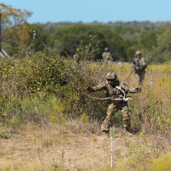 Combat Engineers Combat Engineered Combat Targets During Urban Assault Course