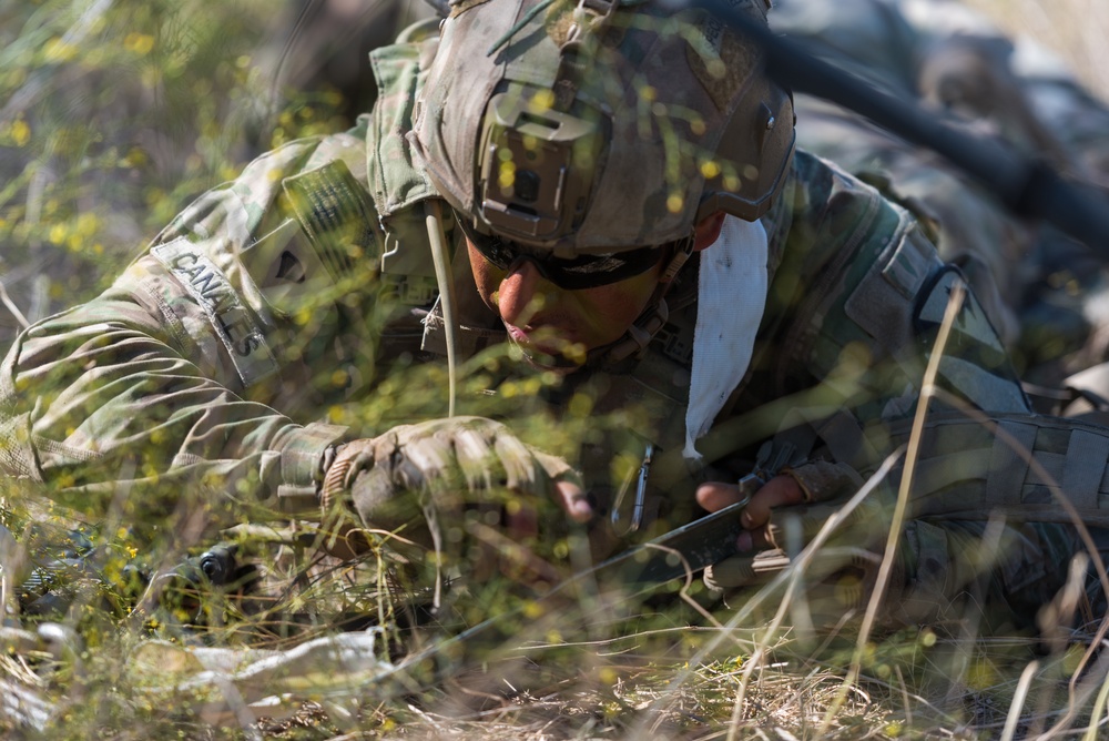 Combat Engineers Combat Engineered Combat Targets During Urban Assault Course