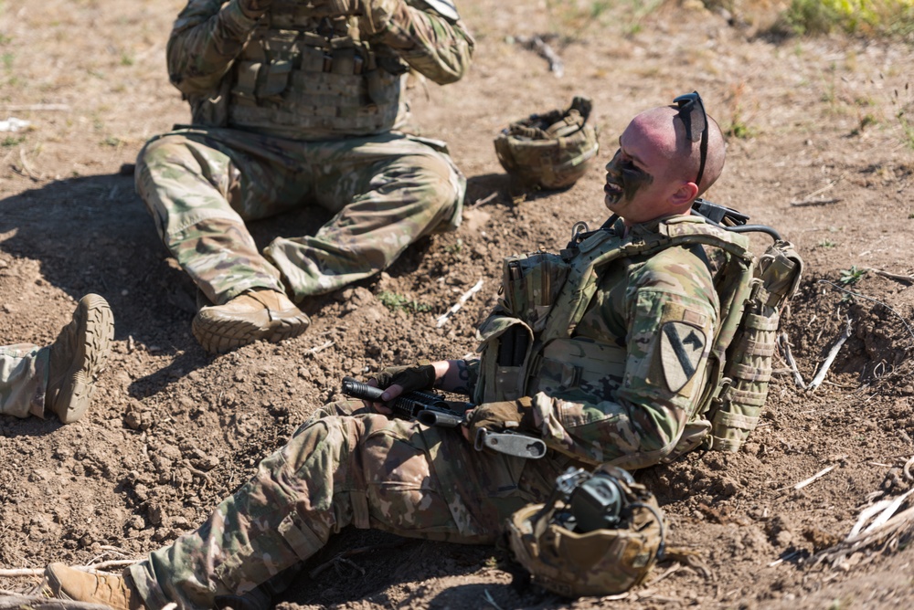 Combat Engineers Combat Engineered Combat Targets During Urban Assault Course