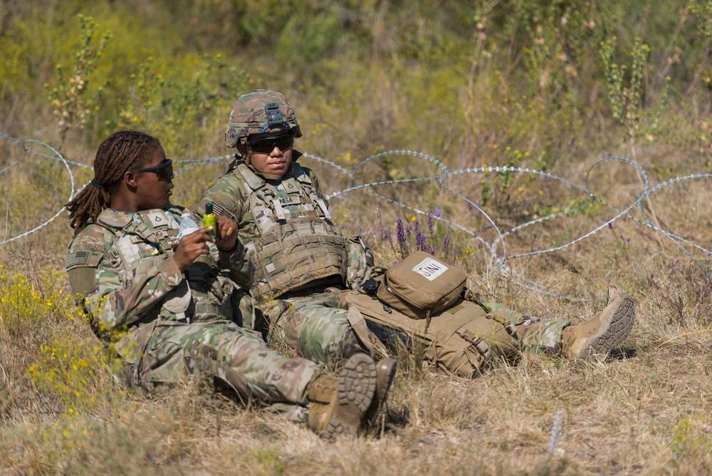 Combat Engineers Combat Engineered Combat Targets During Urban Assault Course