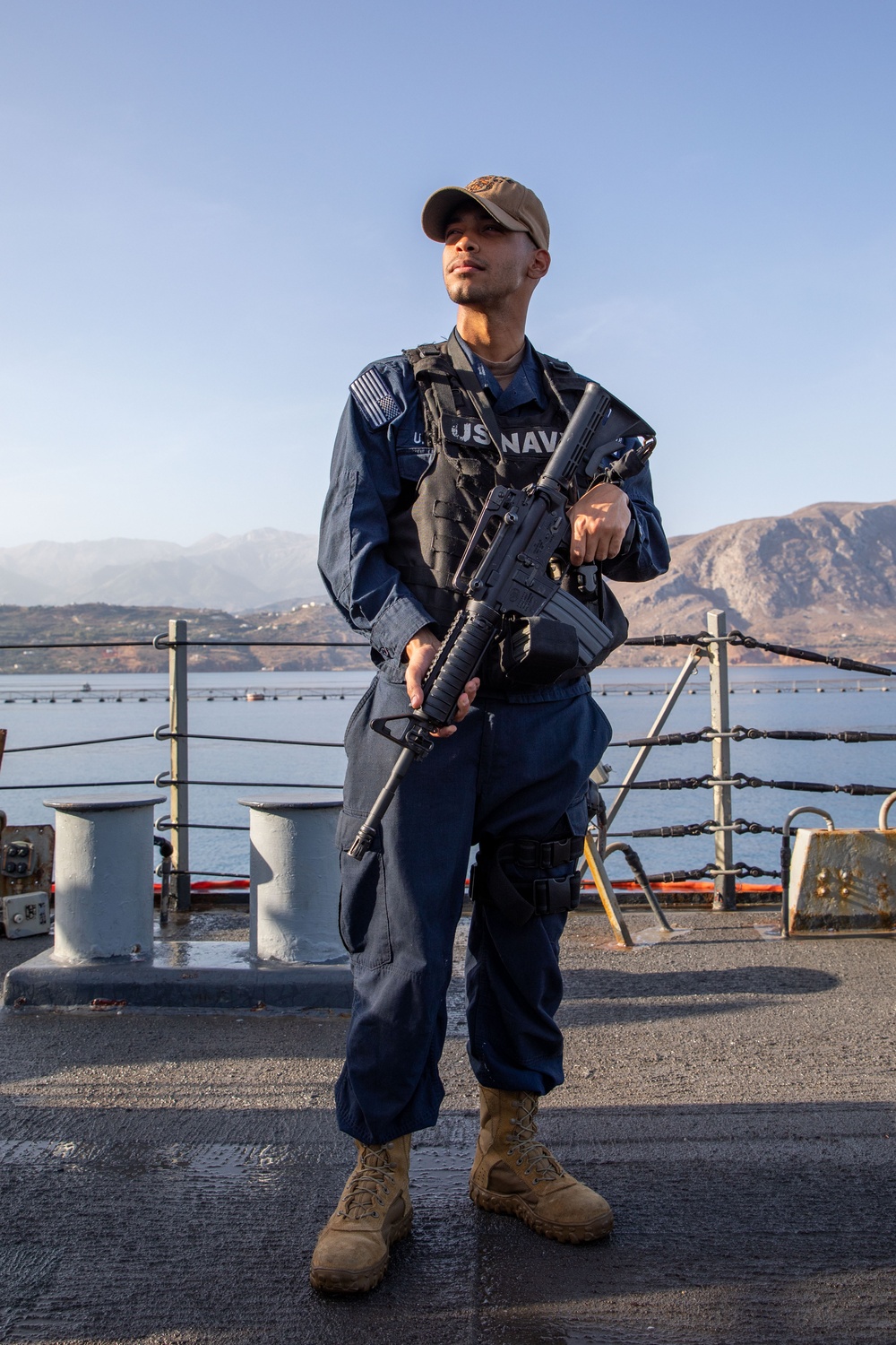 Watch Stander aboard the USS Cole