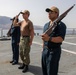 Color Guard Practice aboard the USS Cole