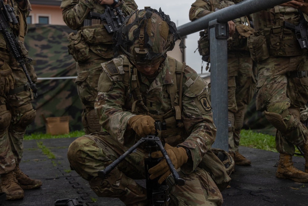 Soldiers train for E3B in Vicenza