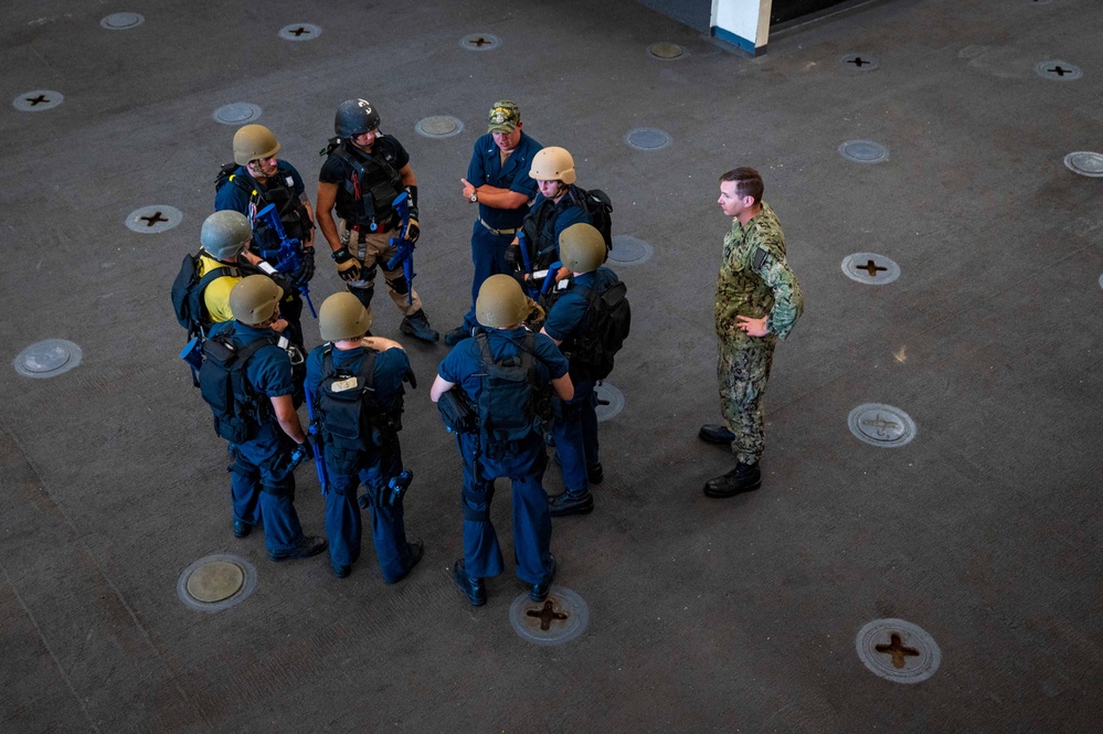 USS New York Visit Board Search And Seizure Drill