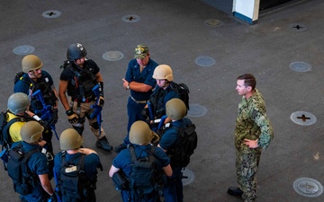 USS New York Visit Board Search And Seizure Drill