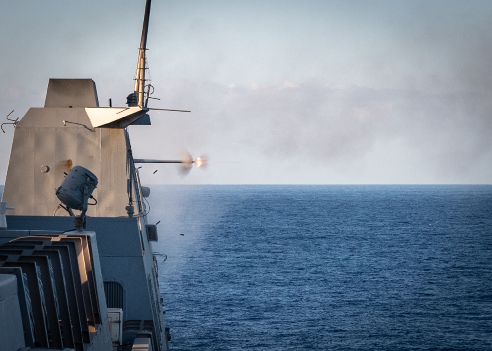 USS New York Live Fire Exercise