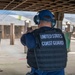 Coast Guard crew members conduct range qualifications