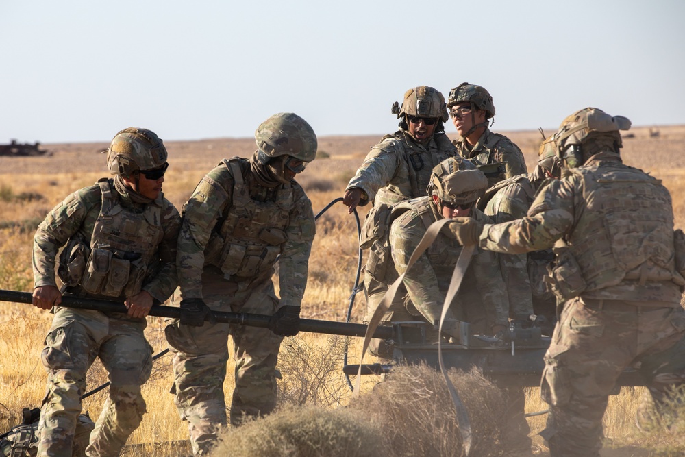 CJTF-OIR live fire exercise and sling load training