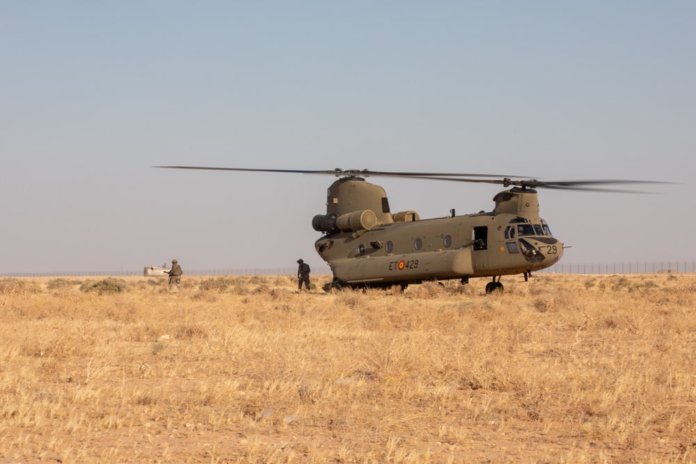 CJTF-OIR live fire exercise and sling load training