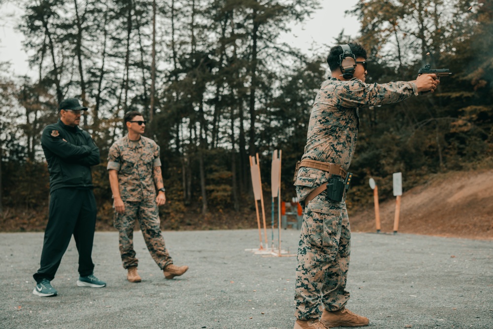 David Boreanaz Visits Marine Corps Base Quantico and the FBI Academy