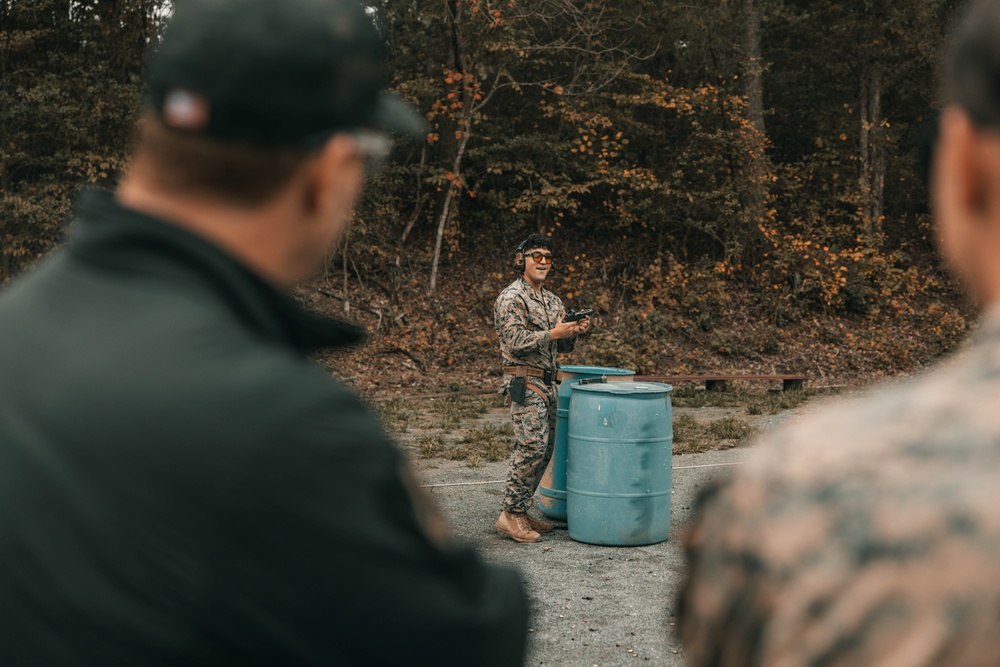 David Boreanaz Visits Marine Corps Base Quantico and the FBI Academy