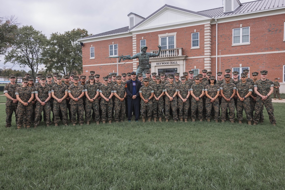 David Boreanaz Visits Marine Corps Base Quantico and the FBI Academy