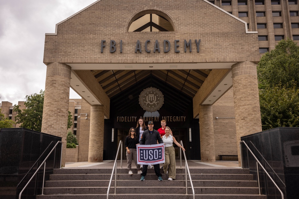 David Boreanaz Visits Marine Corps Base Quantico and the FBI Academy