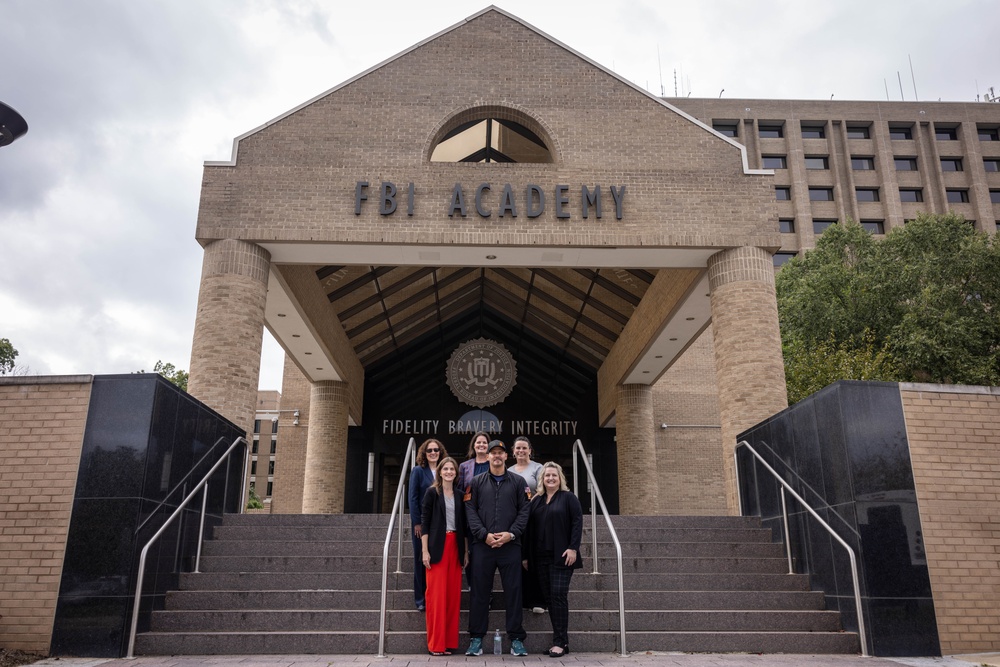 David Boreanaz Visits Marine Corps Base Quantico and the FBI Academy