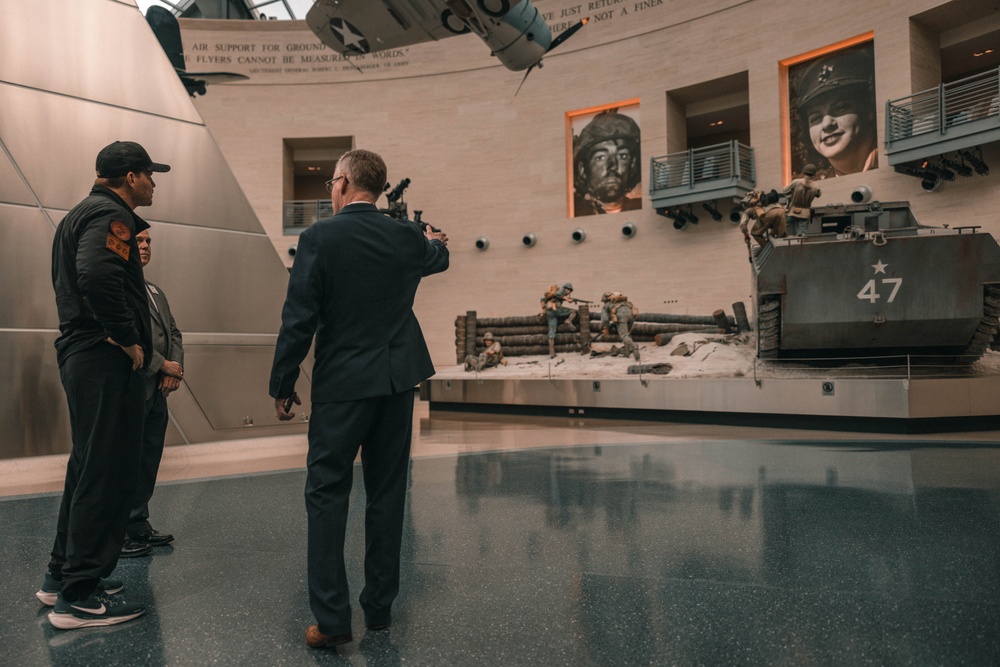 David Boreanaz Visits Marine Corps Base Quantico and the FBI Academy