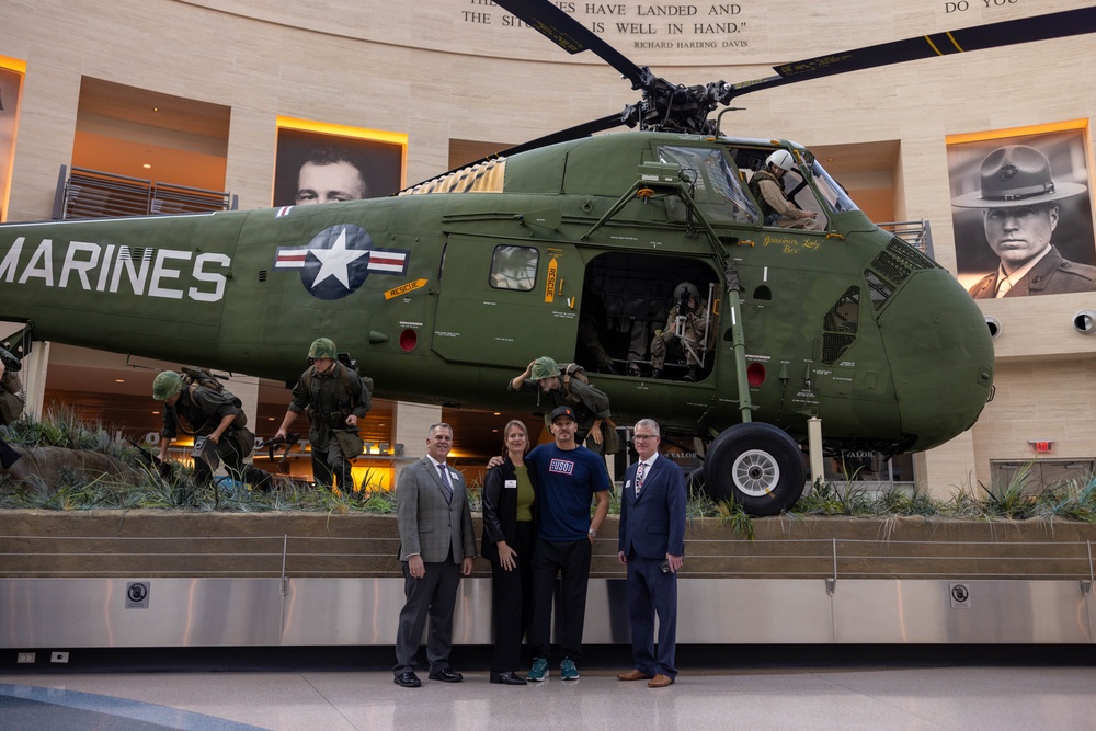 David Boreanaz Visits Marine Corps Base Quantico and the FBI Academy