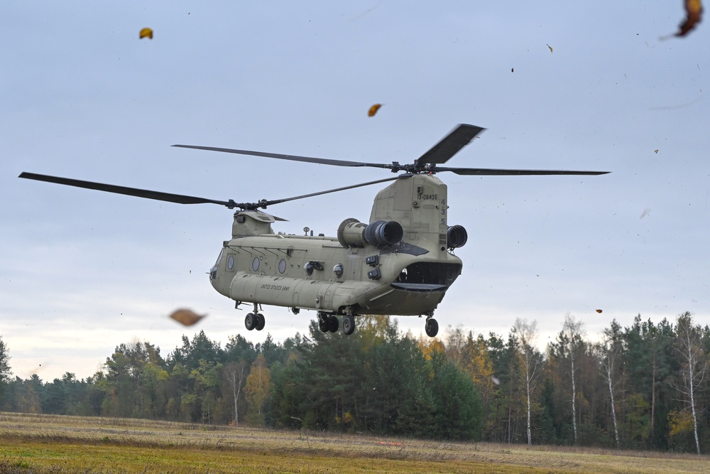 173rd Airborne Brigade jumps at Bunker Drop Zone