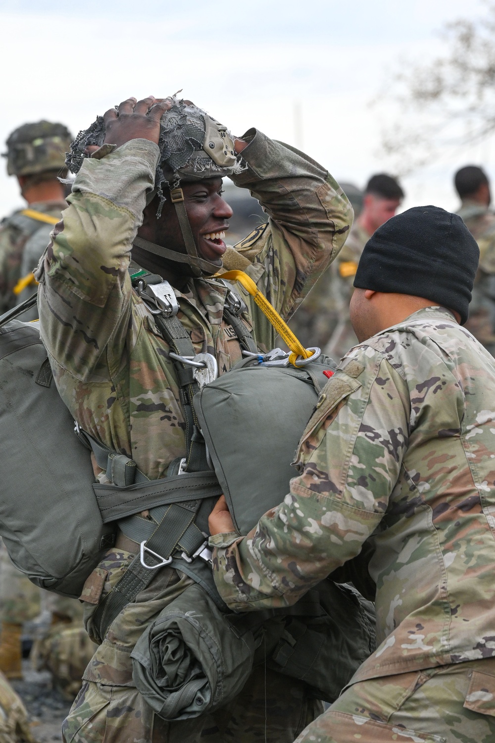 173rd Airborne Brigade jumps at Bunker Drop Zone