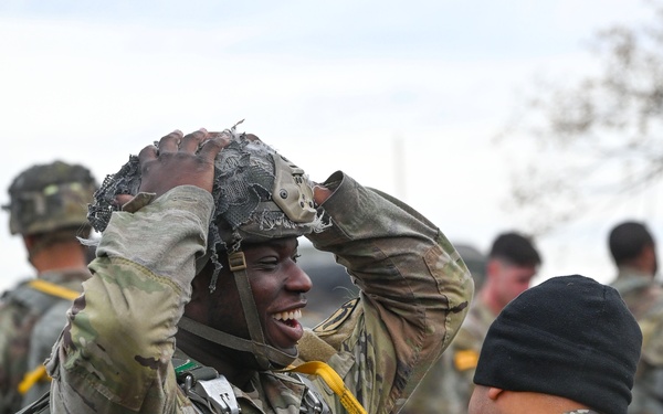 173rd Airborne Brigade jumps at Bunker Drop Zone