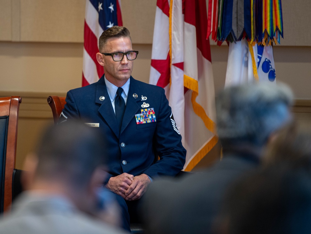 Master Sgt. Jason M. Melton promotion ceremony