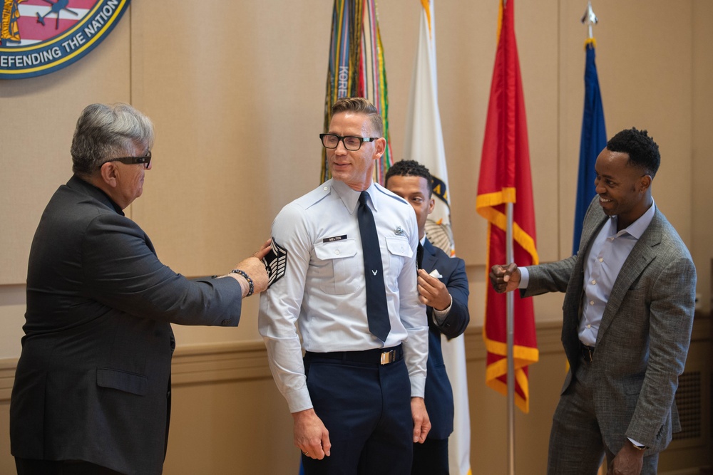 Master Sgt. Jason M. Melton promotion ceremony