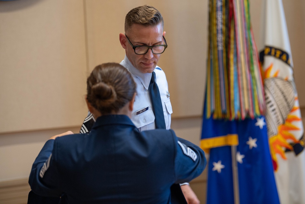 Master Sgt. Jason M. Melton promotion ceremony