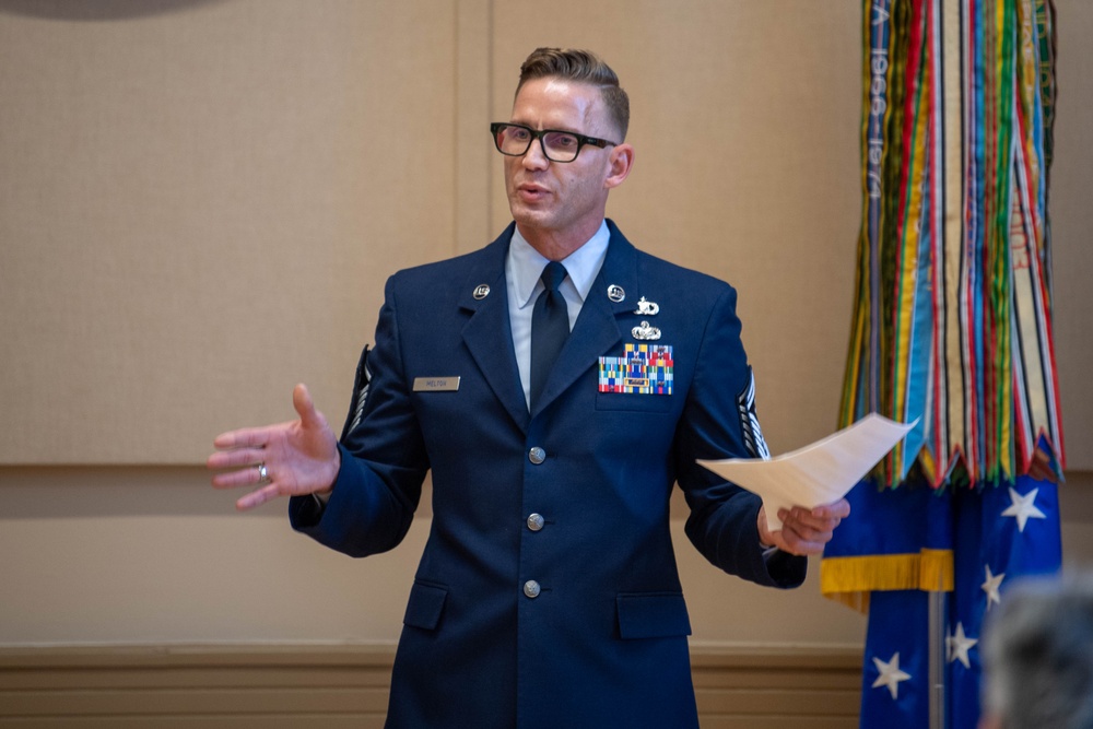 Master Sgt. Jason M. Melton promotion ceremony