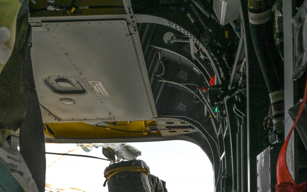 173rd Airborne Brigade jumps at Bunker Drop Zone