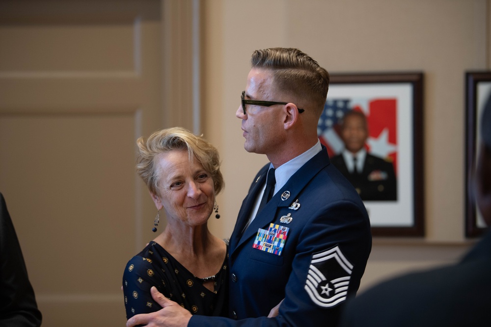 Master Sgt. Jason M. Melton promotion ceremony