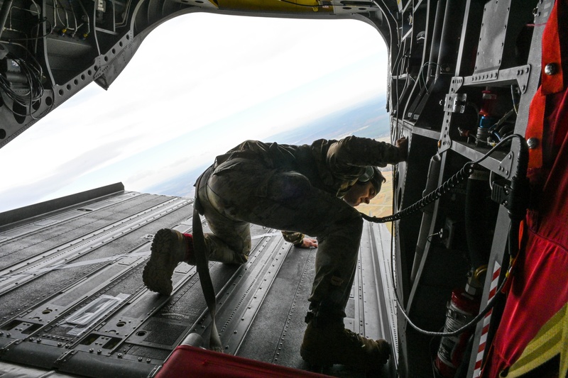 173rd Airborne Brigade jumps at Bunker Drop Zone