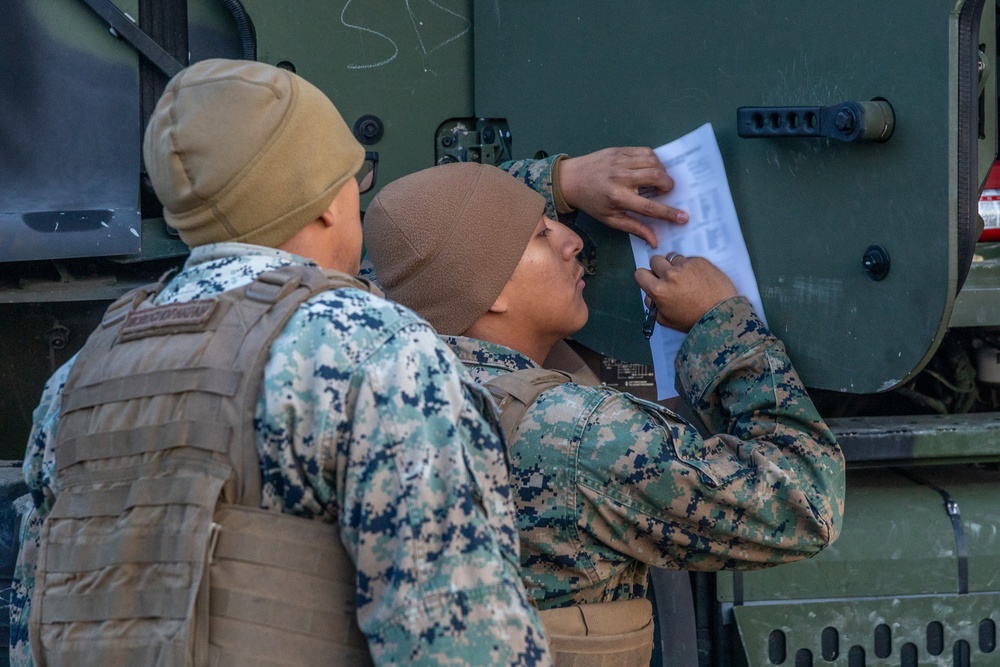 U.S. Marines Conduct Convoy Operations in Finland