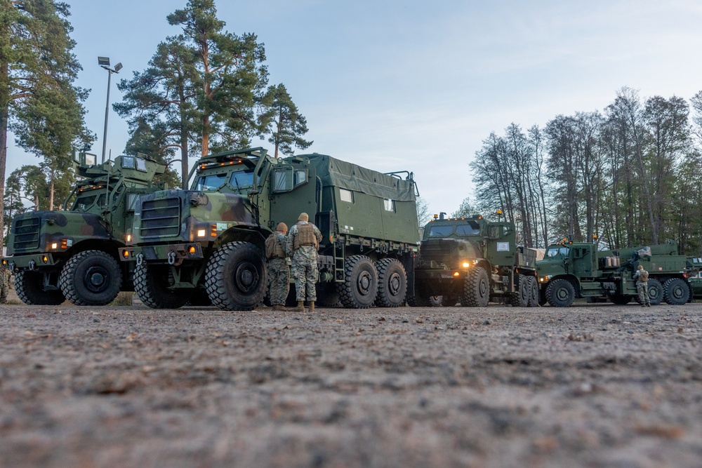 U.S. Marines Conduct Convoy Operations in Finland